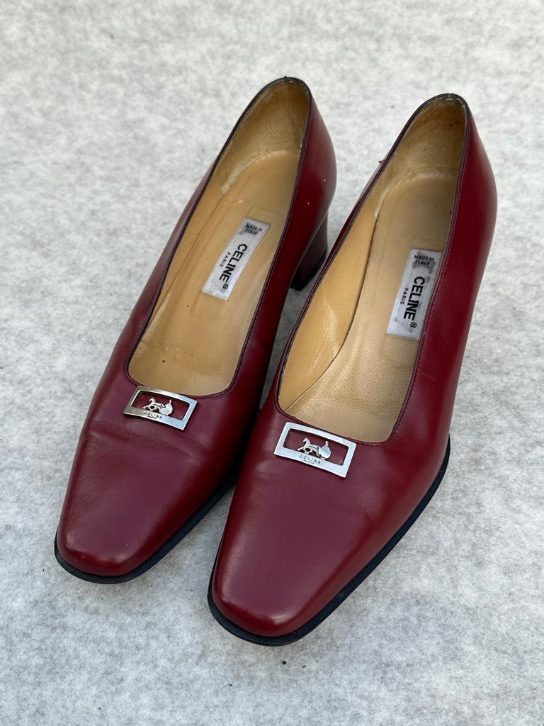 Celine vintage pumps maat 36, 5, Kleding | Dames, Slippers, Verzenden, Celine, Zo goed als nieuw