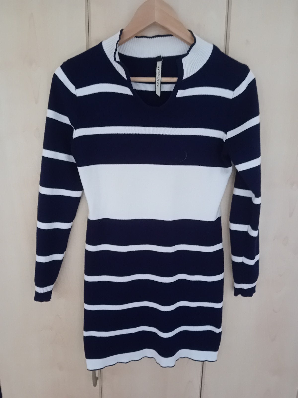 mini jurk/ tuniek van Lamer&Co maat s/m, Maat 38/40 (M), Blauw, Ophalen of Verzenden, Zo goed als nieuw