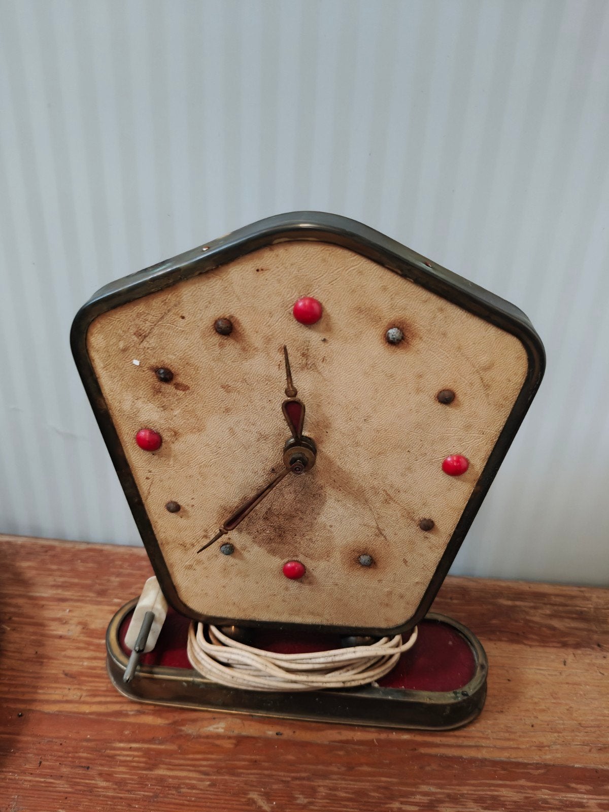 Vintage NUFA Tafelklok, Ophalen