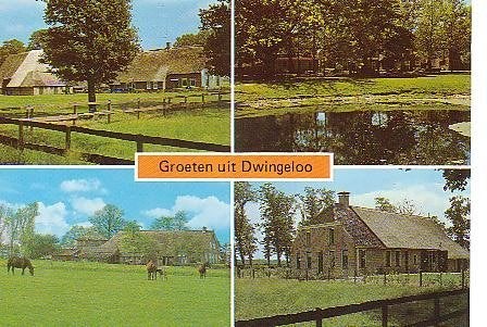 Ansichtkaart 	Dwingeloo	4-luik, Verzenden, 1980 tot heden, Gelopen, Drenthe