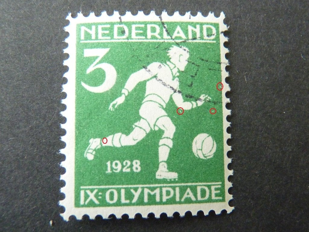 plaatfout 214 , gestempeld., Ophalen of Verzenden, T/m 1940, Gestempeld