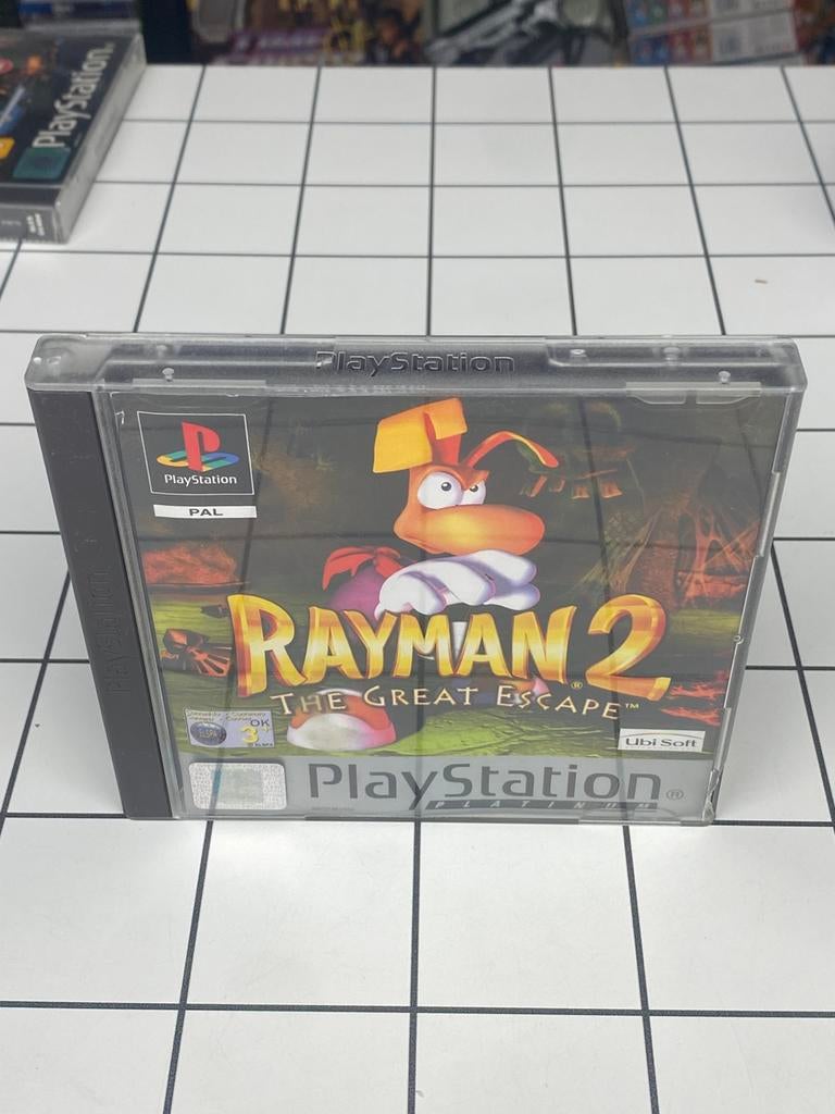 Rayman 2 The Great Escape - Platinum PS1 PlayStation 1 Game, Www.ubisoft.com, 1 speler, Ophalen of Verzenden, Zo goed als nieuw