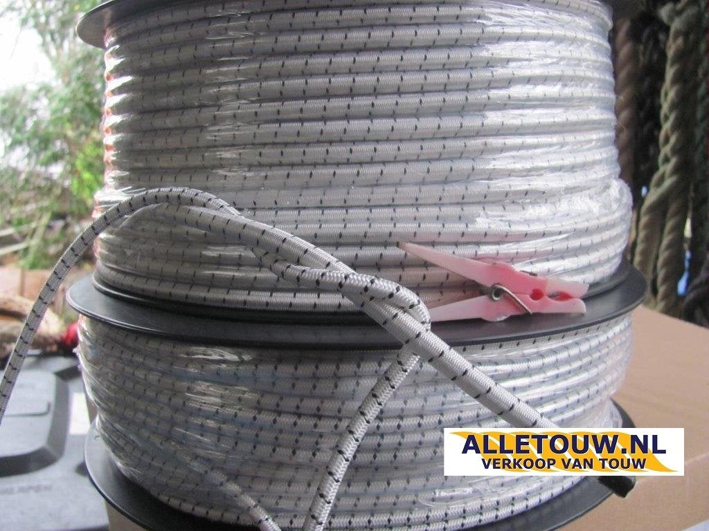 Elastiek 6 mm en 8 mm shockcord, Ophalen of Verzenden, Nieuw, 250 cm of meer, Overige typen