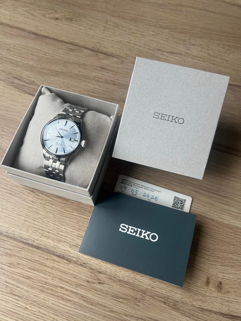 (NIEUW, 3 dagen oud) Seiko Presage,  bon + 3 jaar garantie, Telecommunicatie, Mobiele telefoons | Batterijen en Accu's, Ophalen