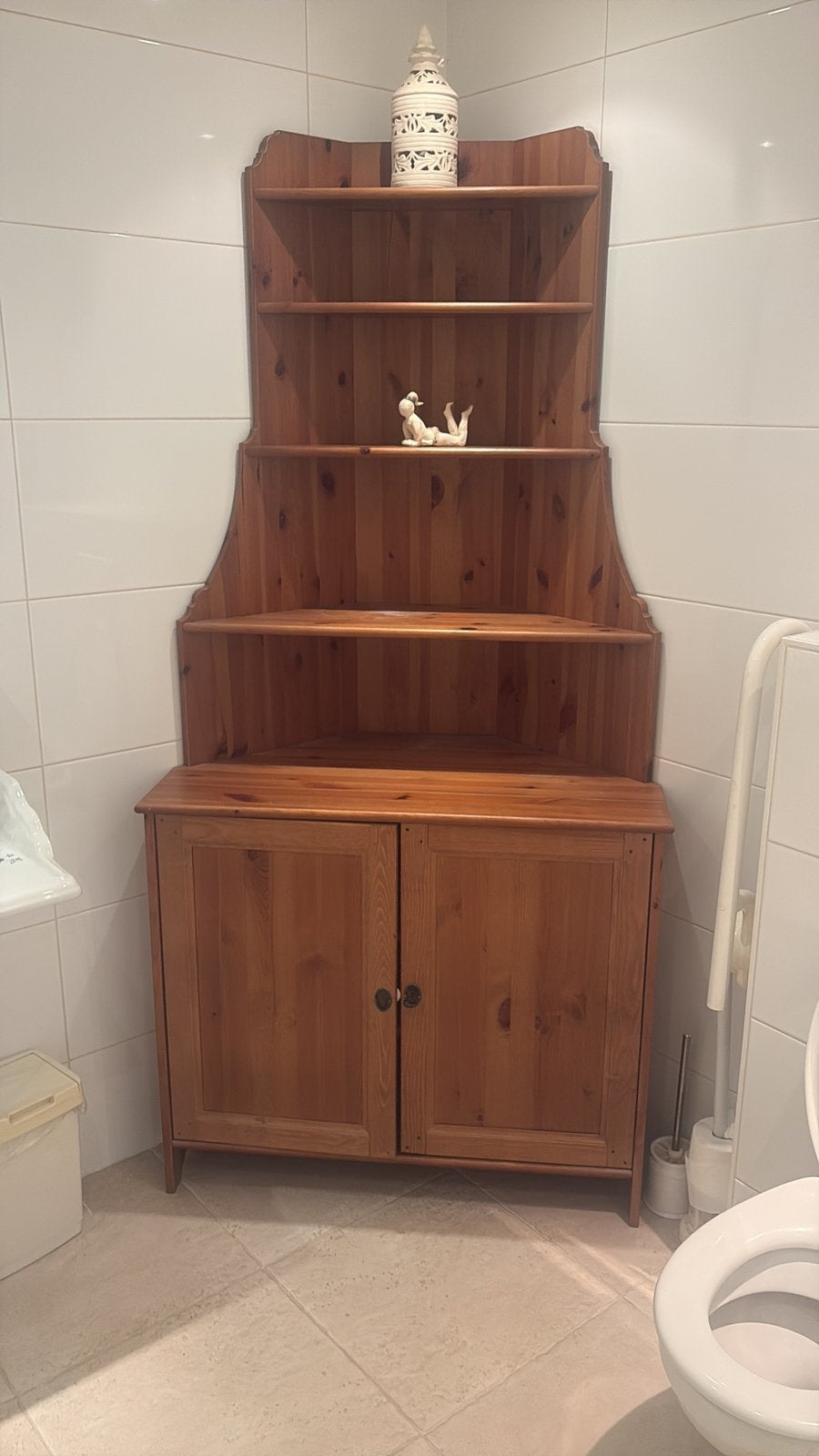 Hoekkast hout, Ophalen of Verzenden, Zo goed als nieuw