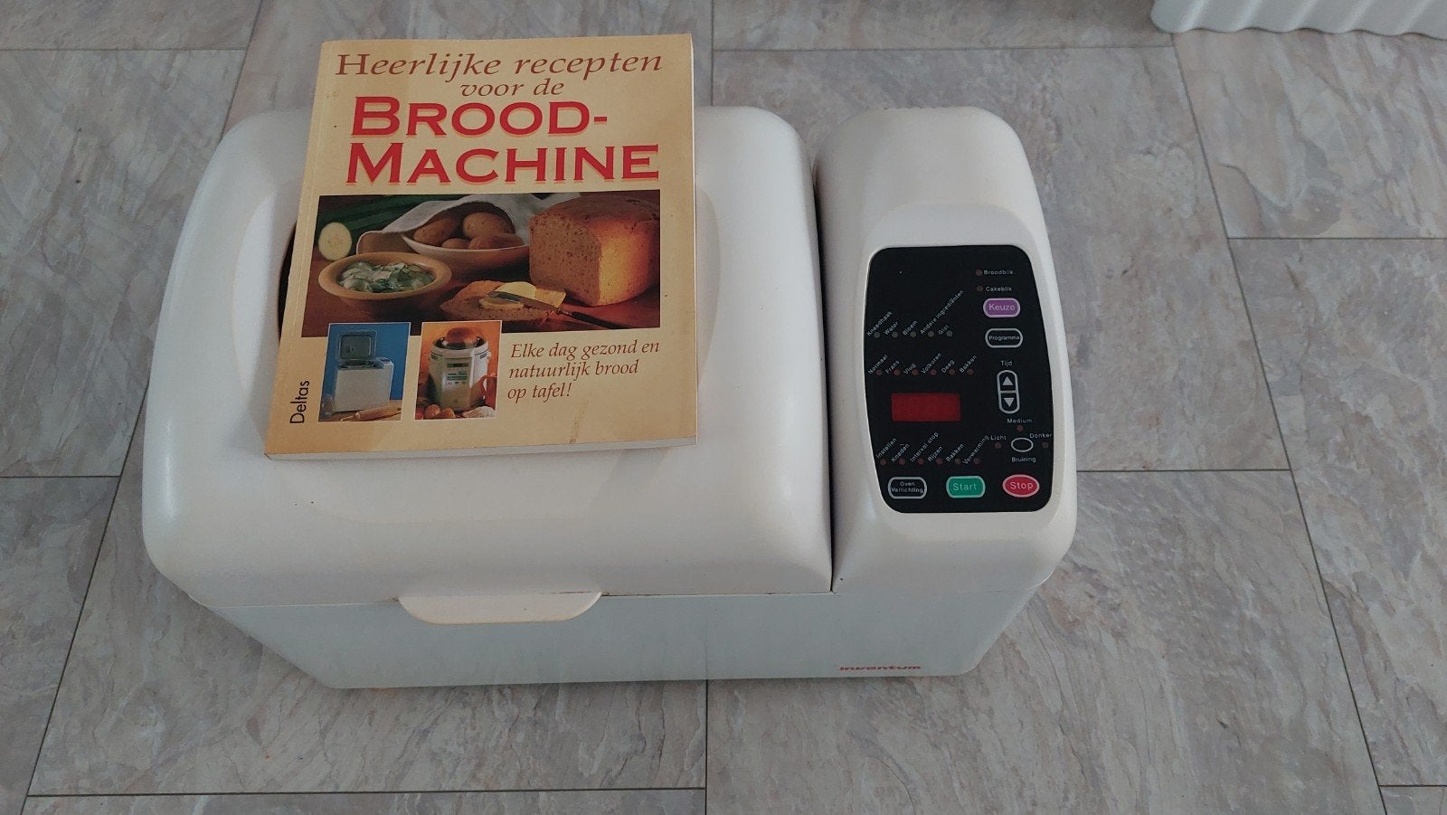 Inventum Broodbakmachine - Bm 48, Met timer, Gebruikt, Kijkvenster, 800 tot 1200 gram deeg