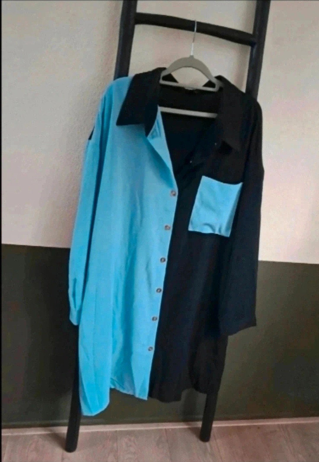 Lange Blouse mt 3XL, Maat 46/48 (XL) of groter, Zo goed als nieuw, Shein Curve, Meerkleurig