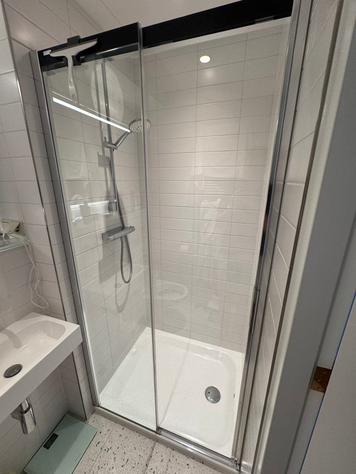 Douche schuifdeuren, Doe-het-zelf en Verbouw, Sanitair, Ophalen, Gebruikt, Glas, Douche