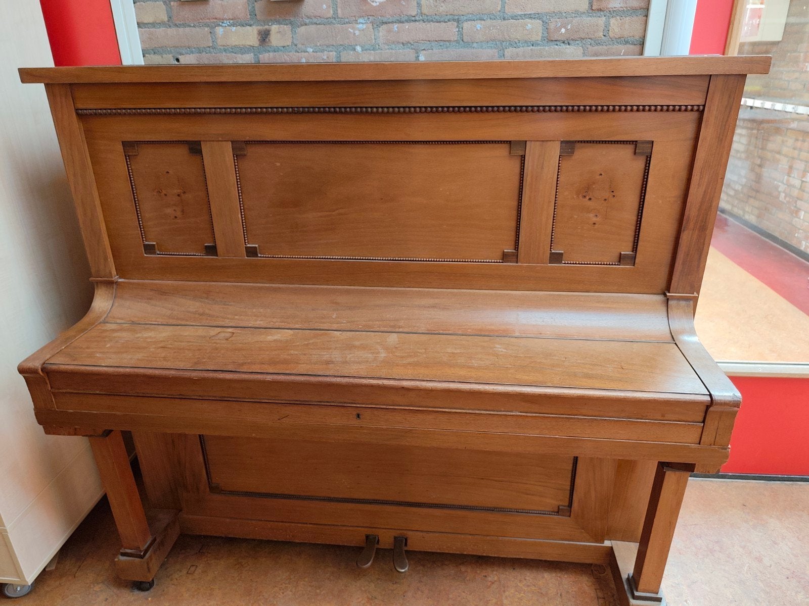 Steinbach Piano - Klassiek Houten Model, Muziek en Instrumenten, Ophalen, Gebruikt, Bruin, Piano