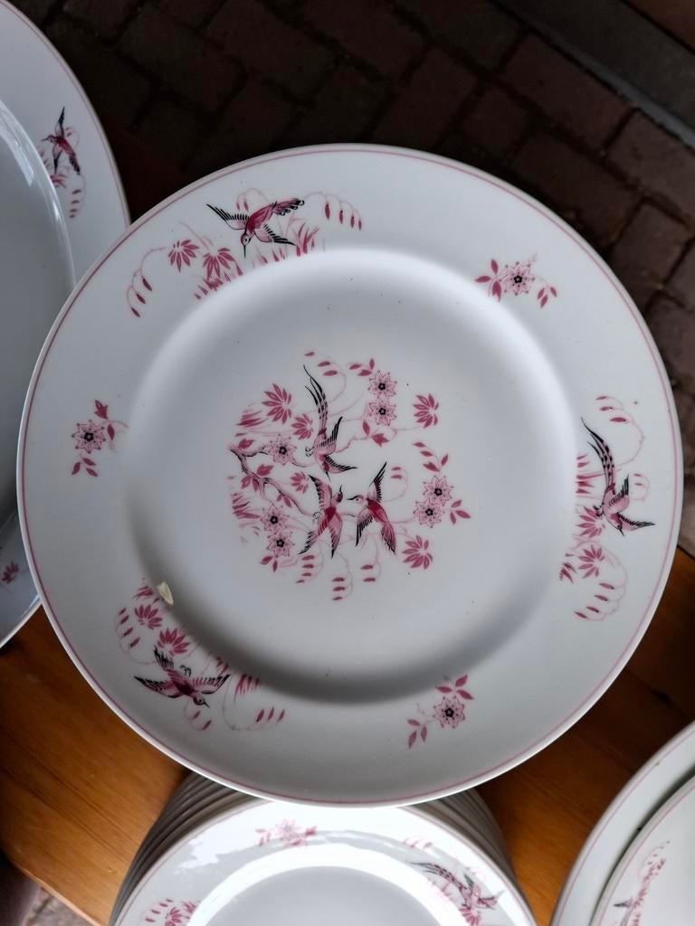 Diner servies, Ophalen