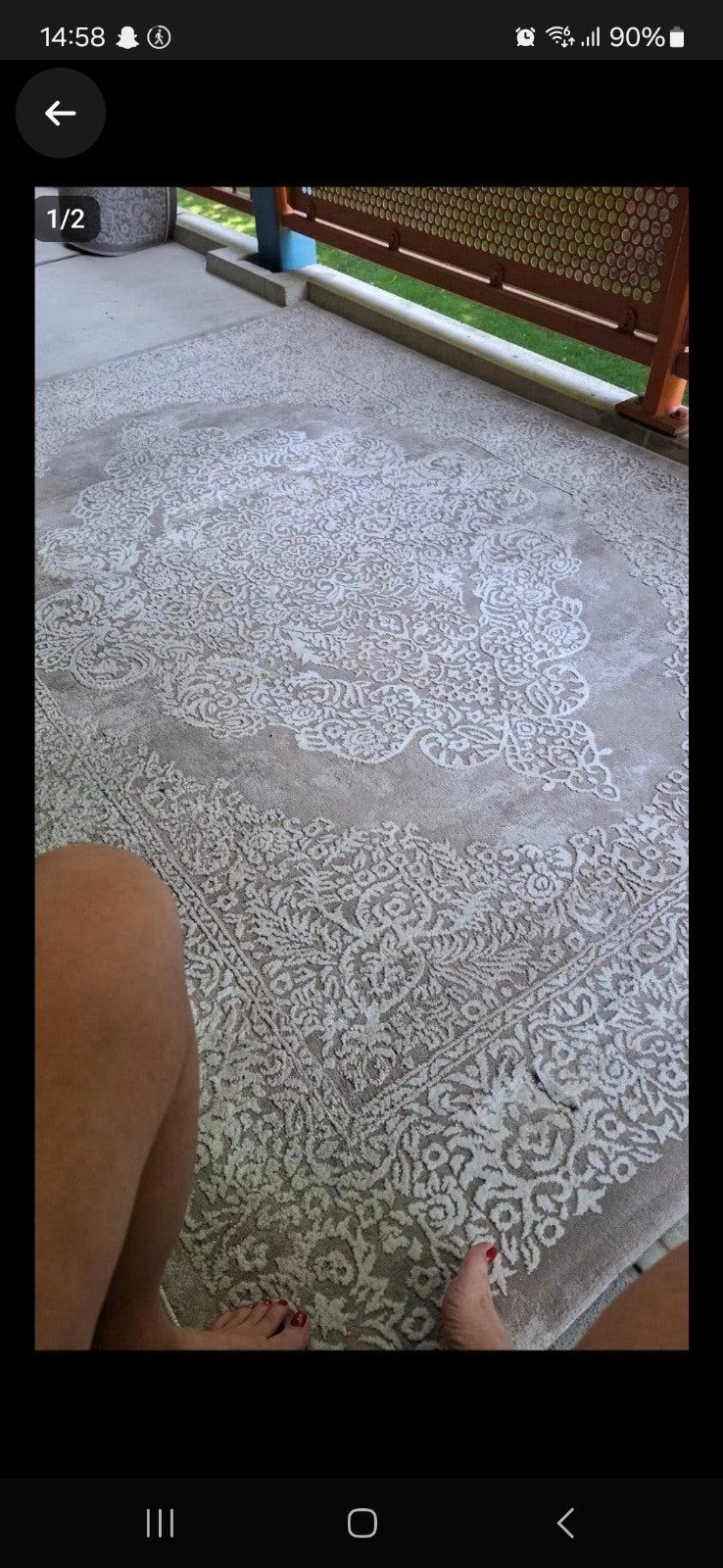Prachtig Perzisch tapijt - Zo goed als nieuw, Huis en Inrichting, Crème, 150 tot 200 cm, 200 cm of meer, Ophalen of Verzenden