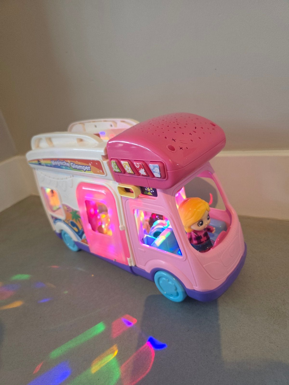 VTech MagiCamper met licht en geluid, compleet geen schade, Ophalen of Verzenden, Zo goed als nieuw, Meisje