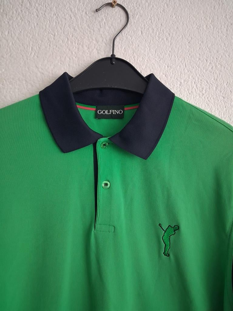 Golfino Polo Shirt Groen Maat L, Ophalen of Verzenden