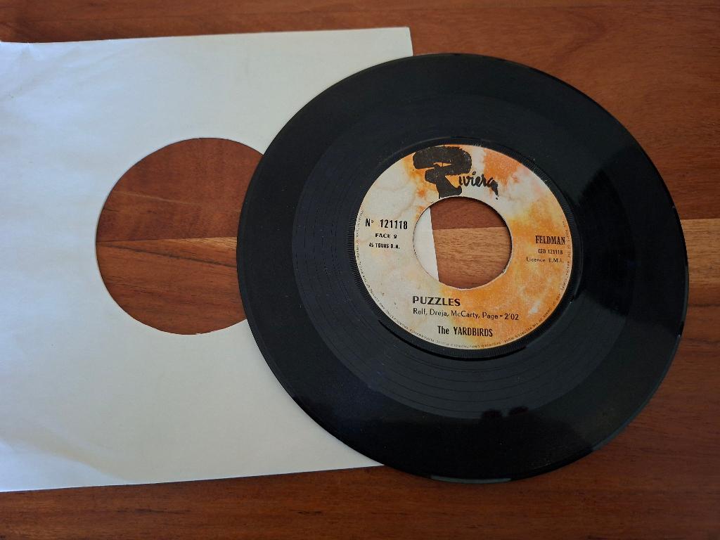 jukebox single  the yardbirds, Ophalen of Verzenden, Gebruikt, Pop