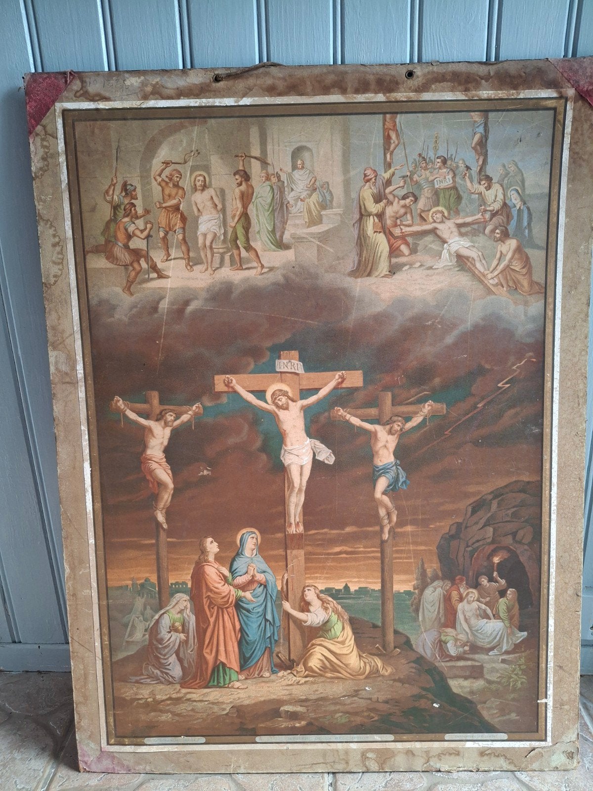 Antieke religieuze prenten in originele staat 4 stuks, Ophalen