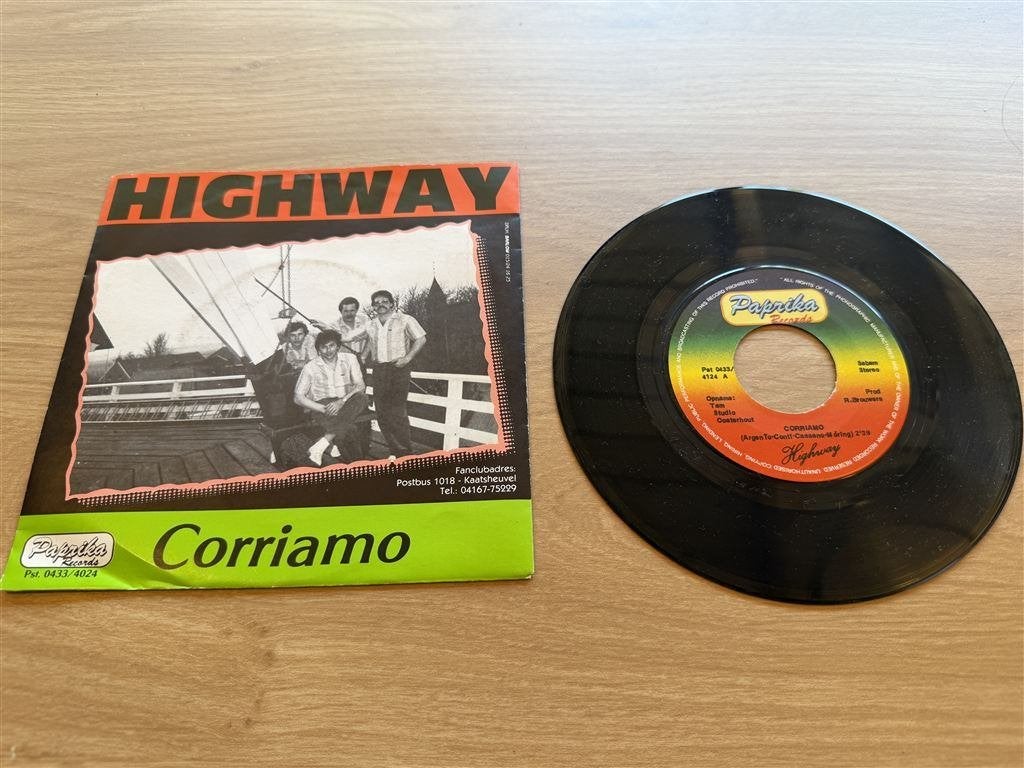 Highway - Corrianma, Ophalen of Verzenden, Zo goed als nieuw, Nederlandstalig