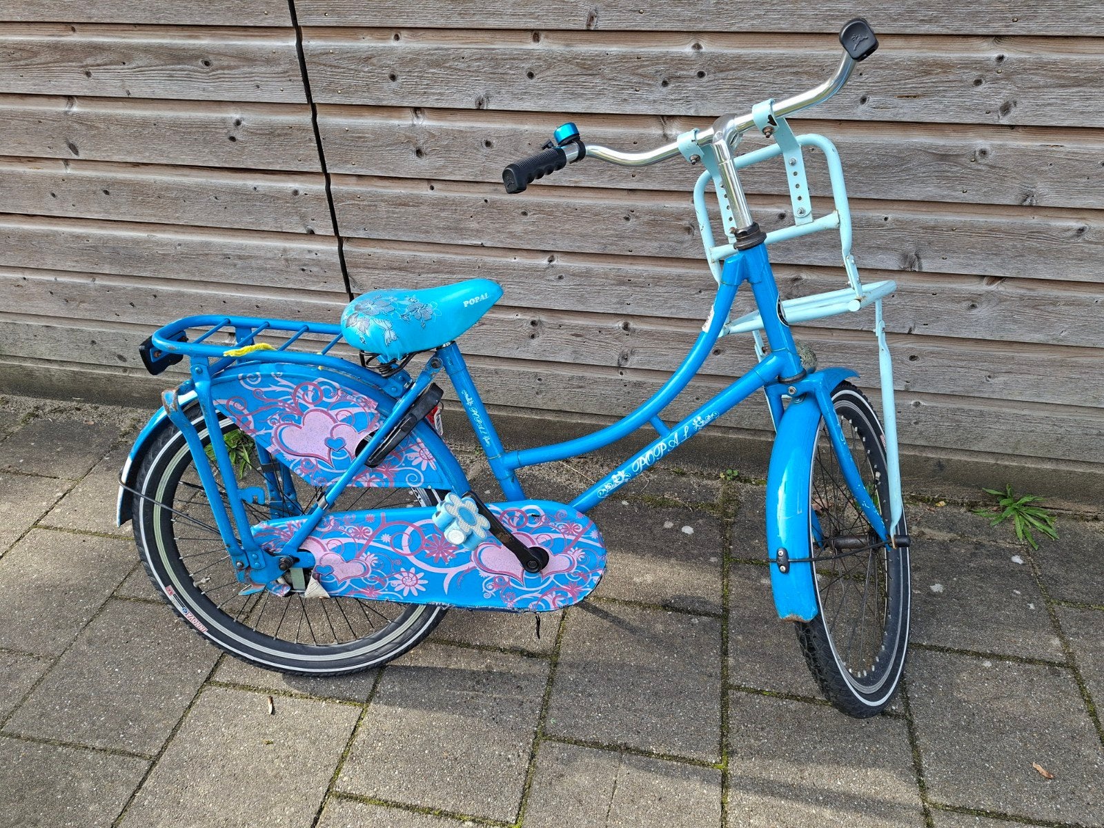 Popal Meisjesfiets 22 inch, Ophalen, Gebruikt, Popal, Terugtraprem