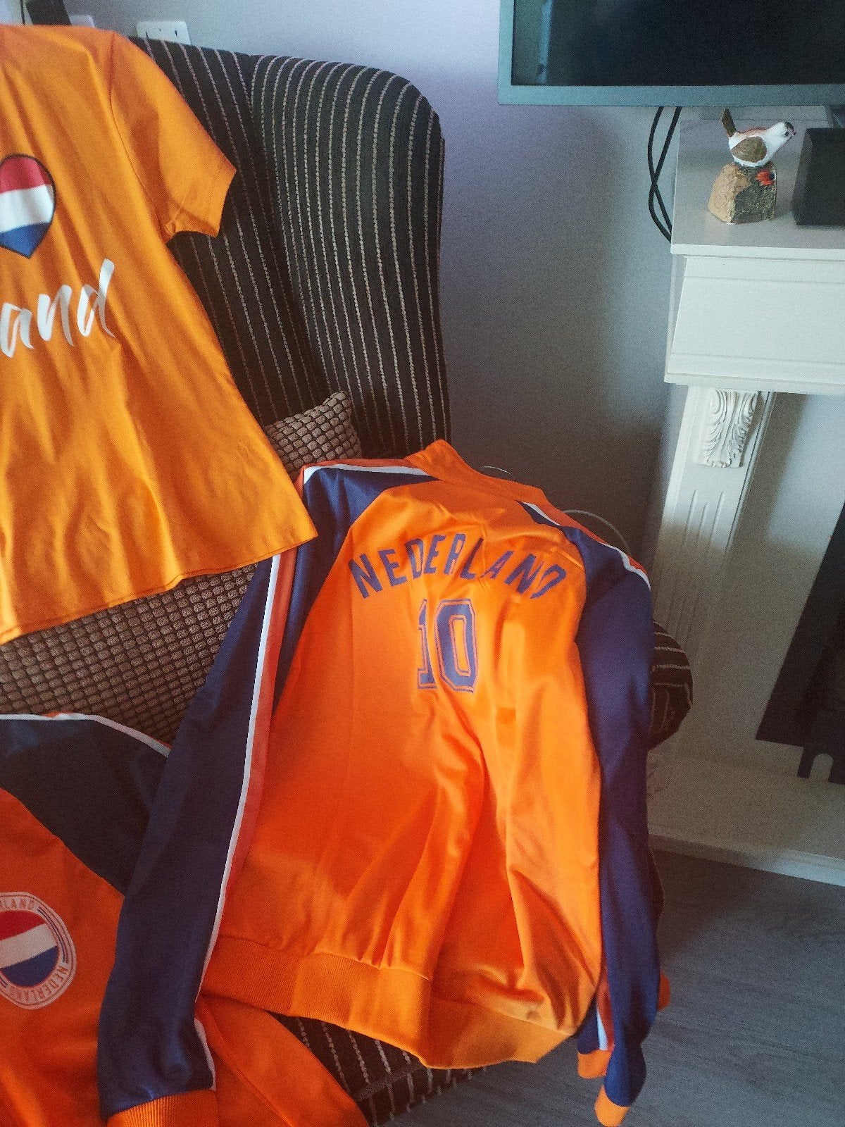 Oranje Holland Jasjes en Shirt Maat L, Maat 42/44 (L), Nieuw, Oranje, Ophalen of Verzenden