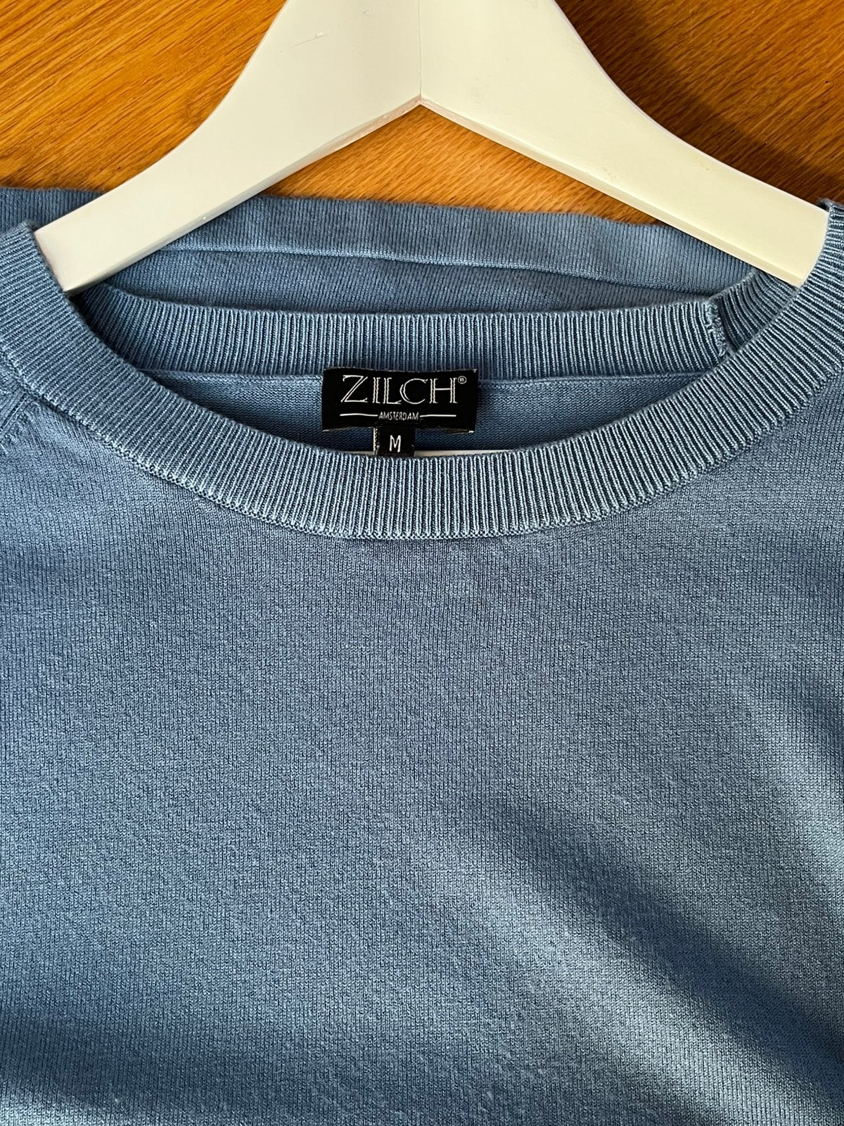 ZILCH bamboe truitje maat M, Kleding | Dames, Tops, Maat 38/40 (M), Blauw, Ophalen of Verzenden, Zo goed als nieuw