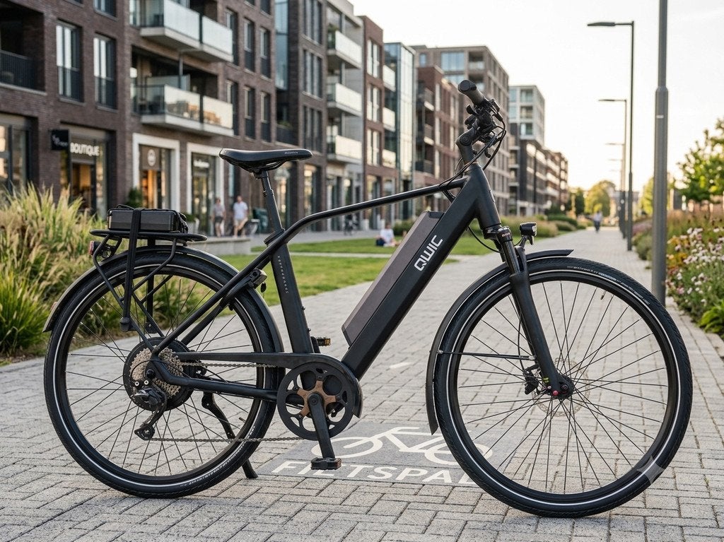 Qwic Performance Framemaat L 734 WH accu, Qwic, Info@qwic.nl, Disketteweg 53
1033 nw  amsterdam, NL, Zo goed als nieuw