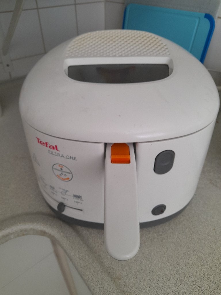 FRITUURPAN TEFAL, 2 tot 3 liter, Ophalen of Verzenden, Gebruikt, Uitneembare binnenpan