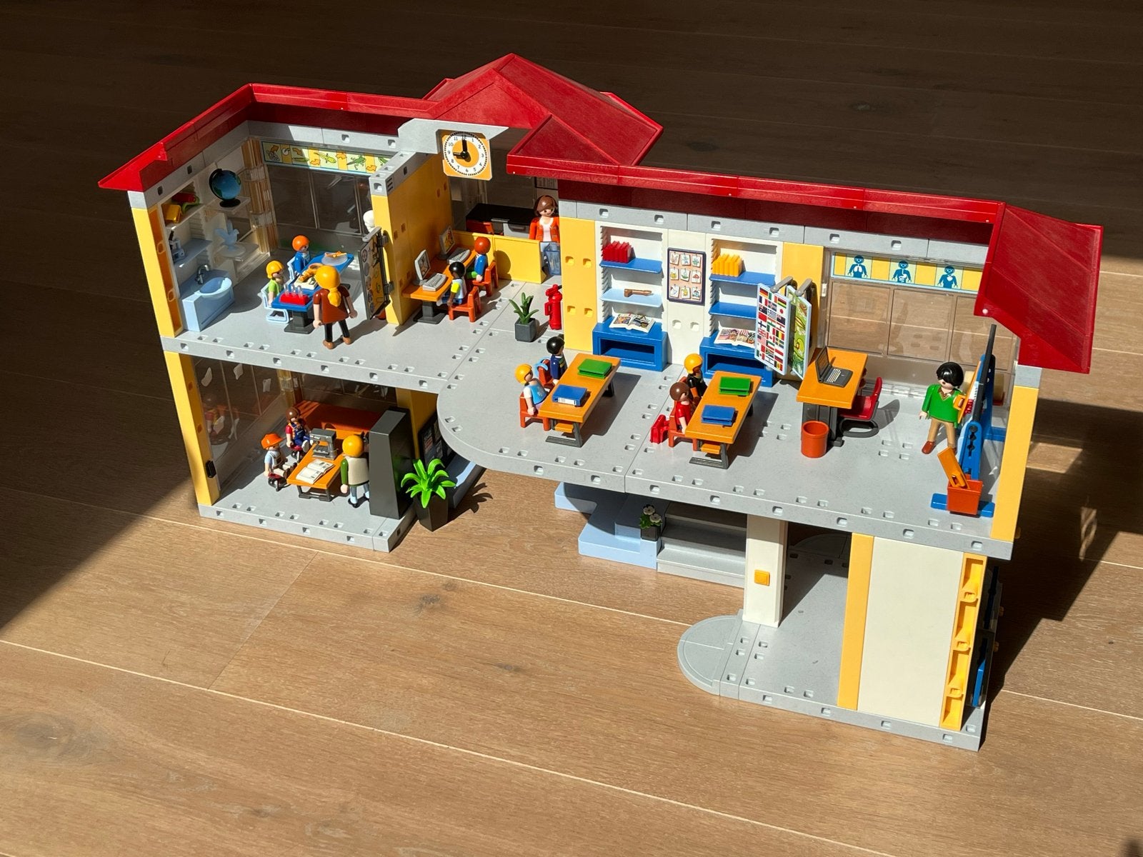 Playmobil Grote School, Kinderen en Baby's, Speelgoed | Playmobil, Ophalen, Gebruikt