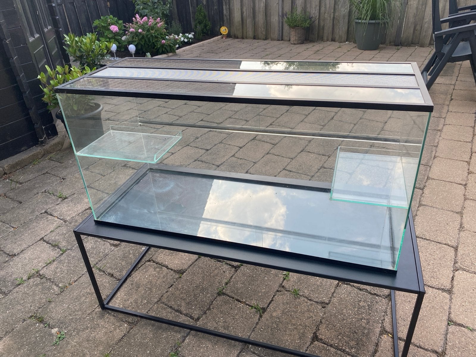Terrarium met tafel, Ophalen, Gebruikt, Terrarium of Paludarium