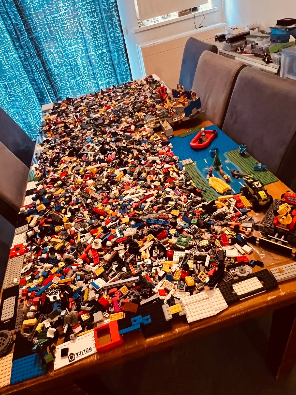 Lego mega grote partij echte lego gemengd, Ophalen of Verzenden, Zo goed als nieuw