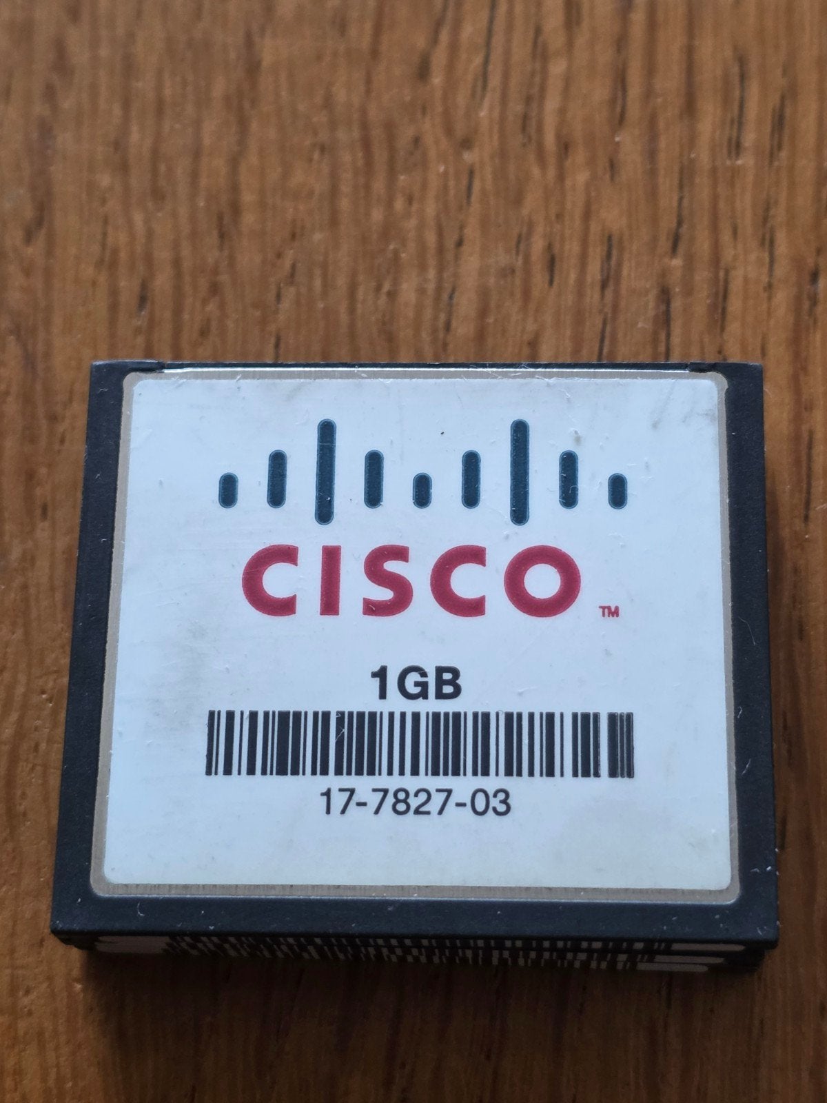 Cisco Compact Flash Kaart 1GB (Model: 17-7827-03), Cisco, Minder dan 2 GB, Ophalen of Verzenden, Fotocamera