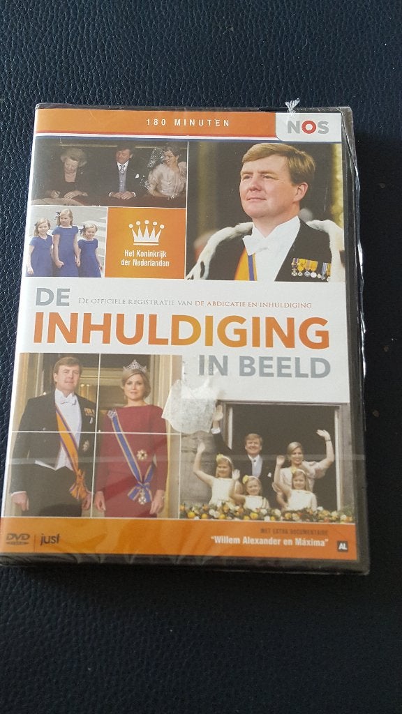 de inhuldiging in beeld , nos, geseald, Cd's en Dvd's, Dvd's | Documentaire en Educatief, Alle leeftijden, Ophalen of Verzenden