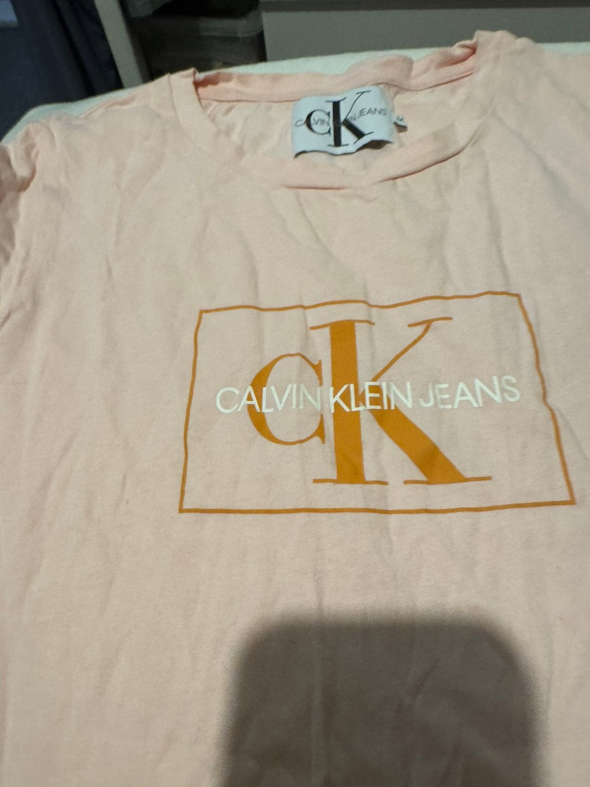 Calvin klein t-shirt, Maat 38/40 (M), Ophalen of Verzenden, Zo goed als nieuw, Korte mouw