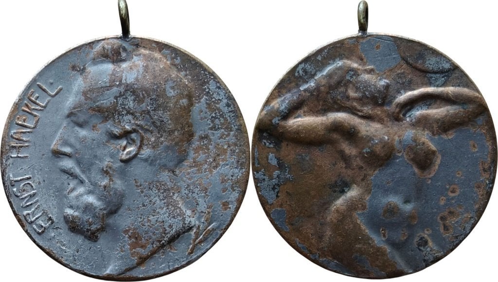 Medaille 1905, Duitsland, Jena, Ernst Haeckel, Verzenden, Duitsland, Losse munt