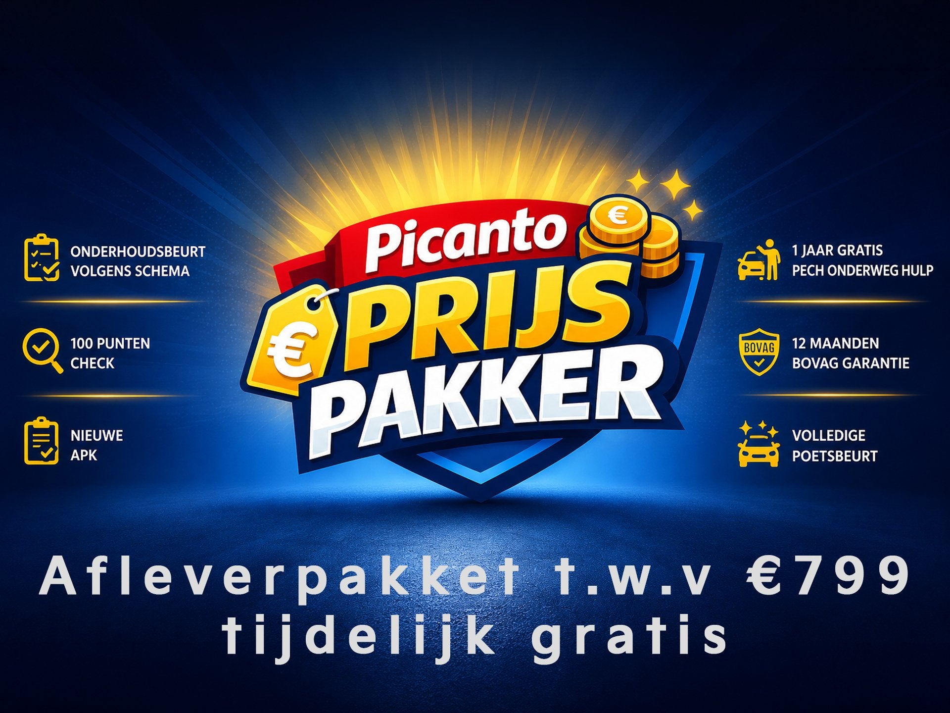 Kia Picanto 1.0 DPI DynamicPlusLine | automaat | parkeercame, 12 maanden, Stof, Origineel Nederlands, Bedrijf