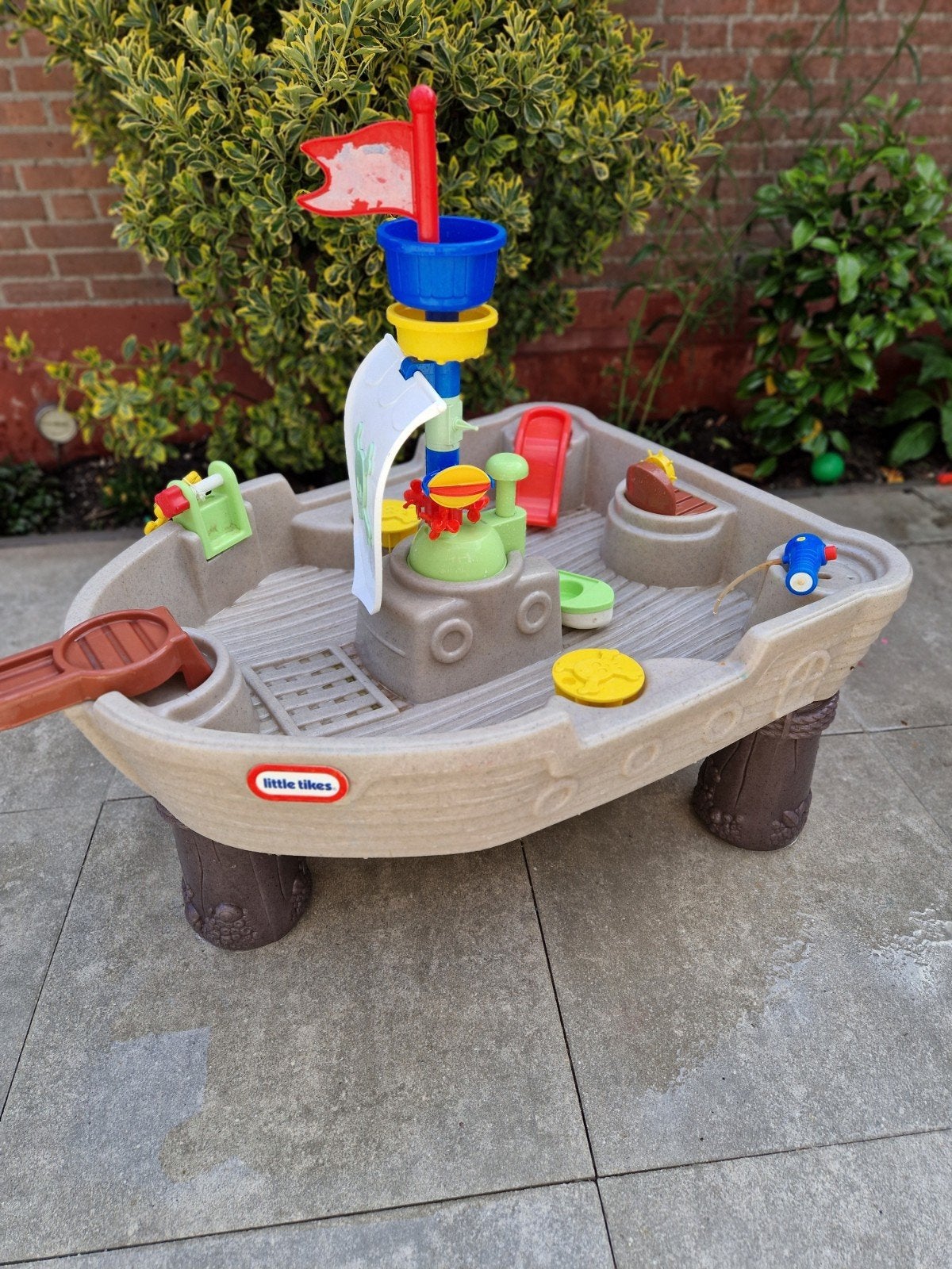 Little Tikes piratenboot watertafel, Ophalen, Gebruikt