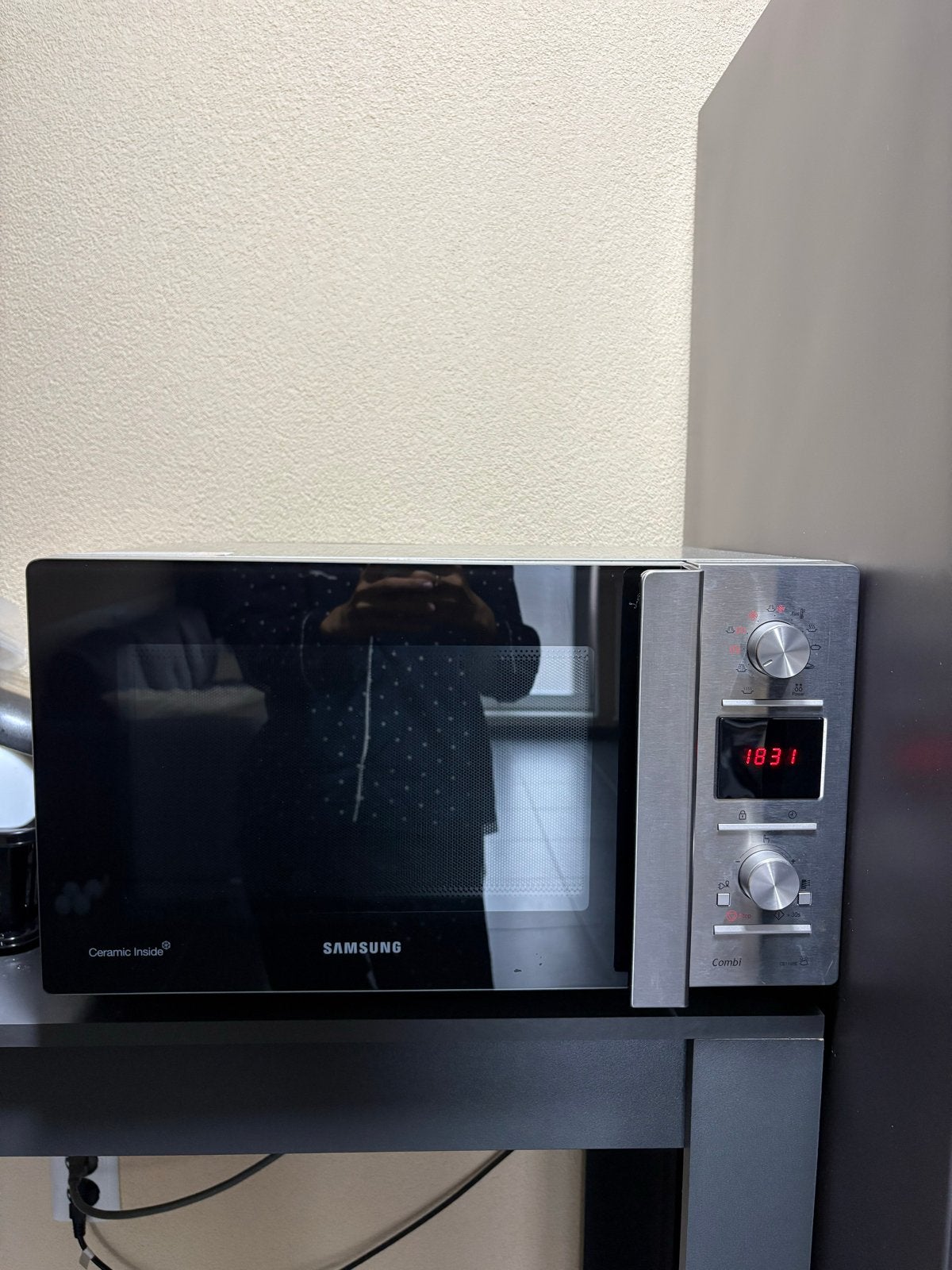 Samsung Combi Magnetron, Witgoed en Apparatuur, Ophalen, Combimagnetron, Grill, Zo goed als nieuw