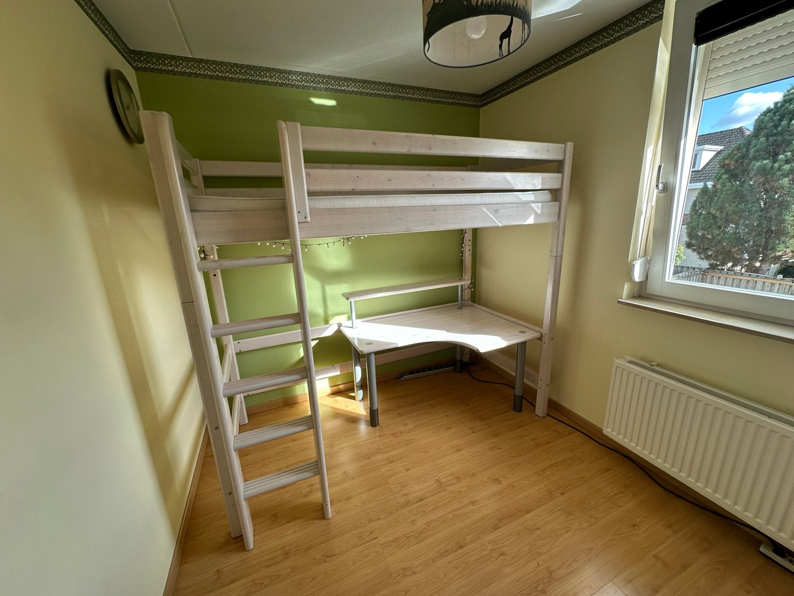 Flexa hoogslaper met bureau, Ophalen, Gebruikt, Hoogslaper