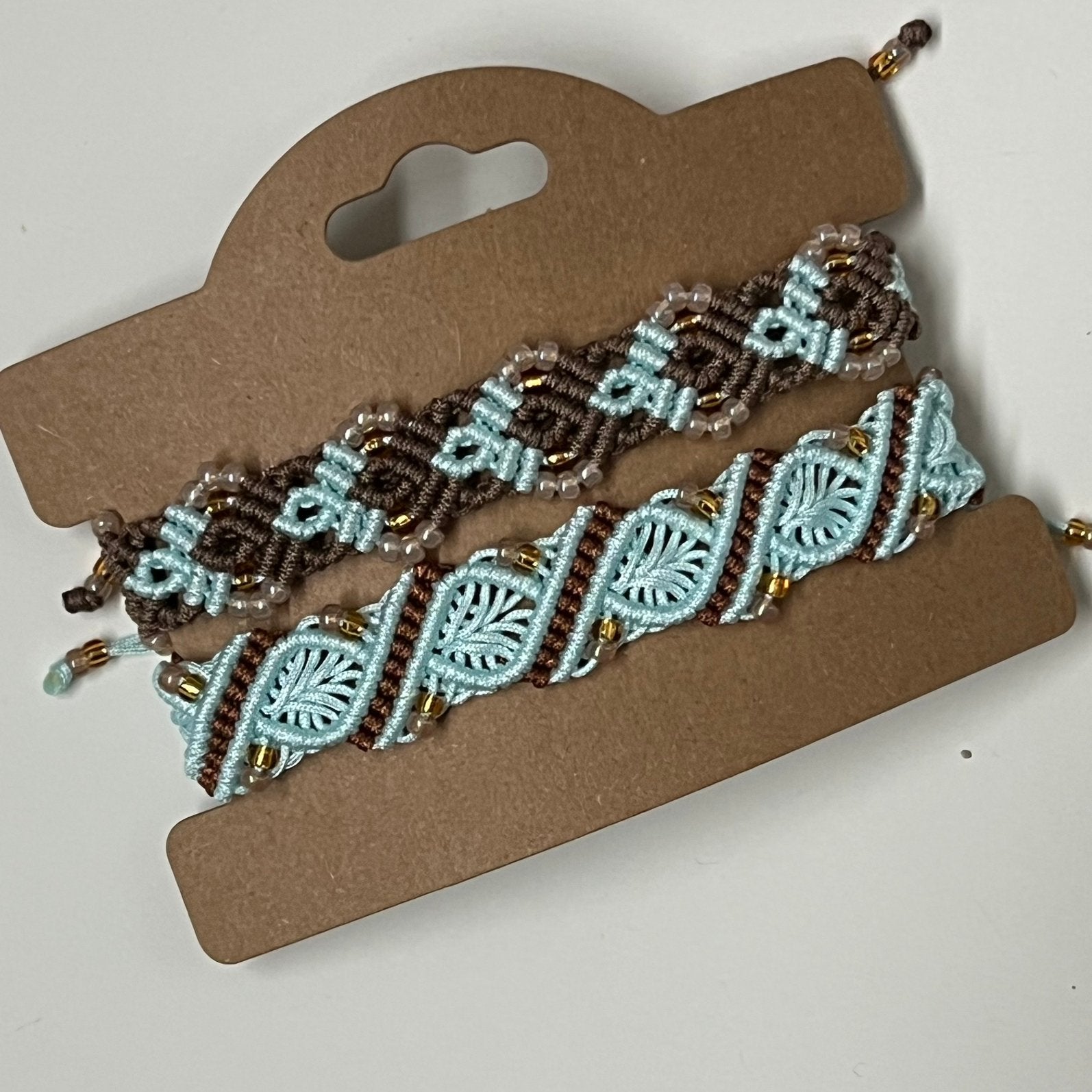 Macrame armbanden, Ophalen of Verzenden, Nieuw, Bruin