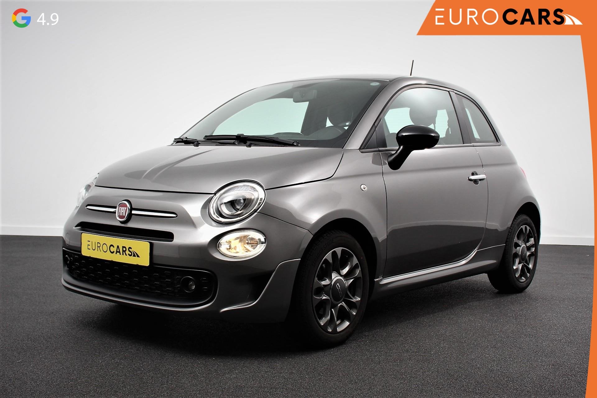 Fiat 500 1.0 Hybrid Sport Navigatie Half Lederen Bekleding A, Voorwielaandrijving, Stof, Euro 6, 4 stoelen