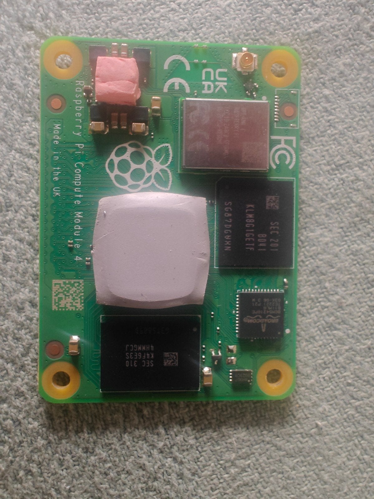 Raspberry Pi Compute Module 4 - Krachtige Embedded PC, Minder dan 4 GB, Broadcom BCM2711, Minder dan 2 Ghz, Nieuw