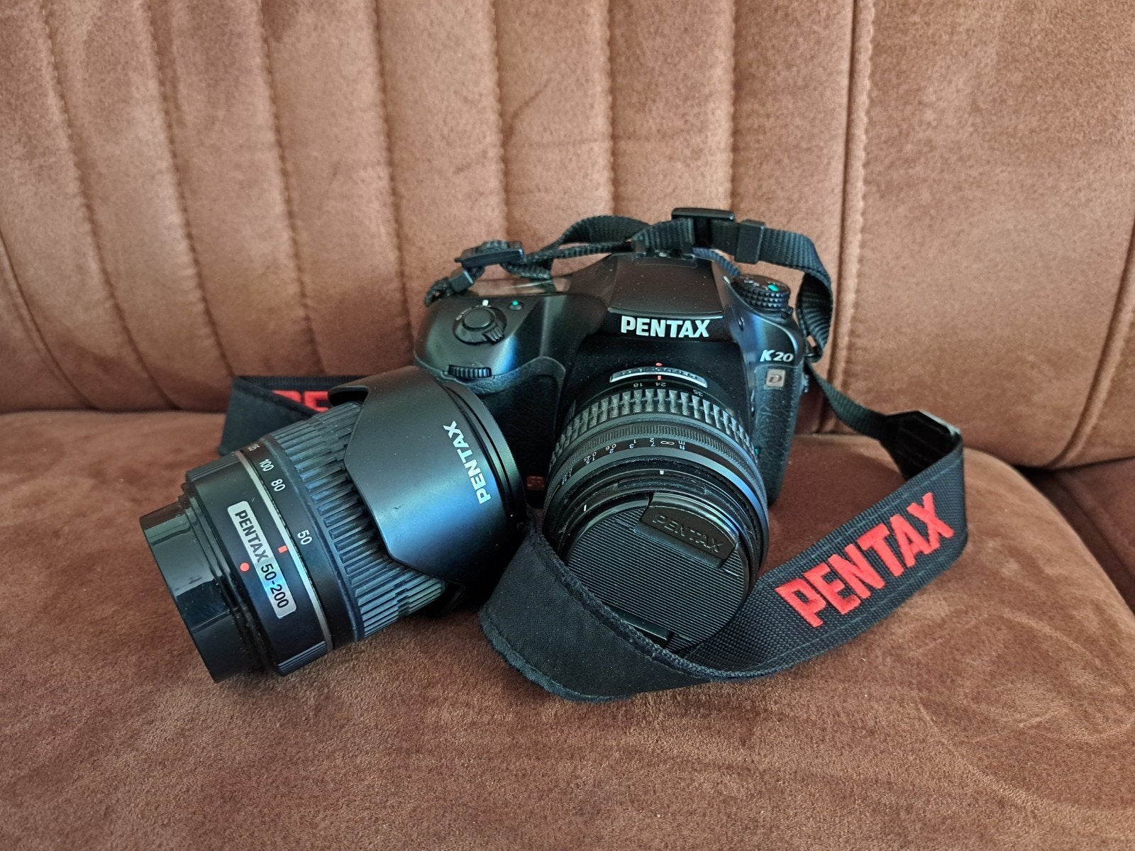 Pentax K20 + 3 lenzen, Ophalen of Verzenden, Pentax