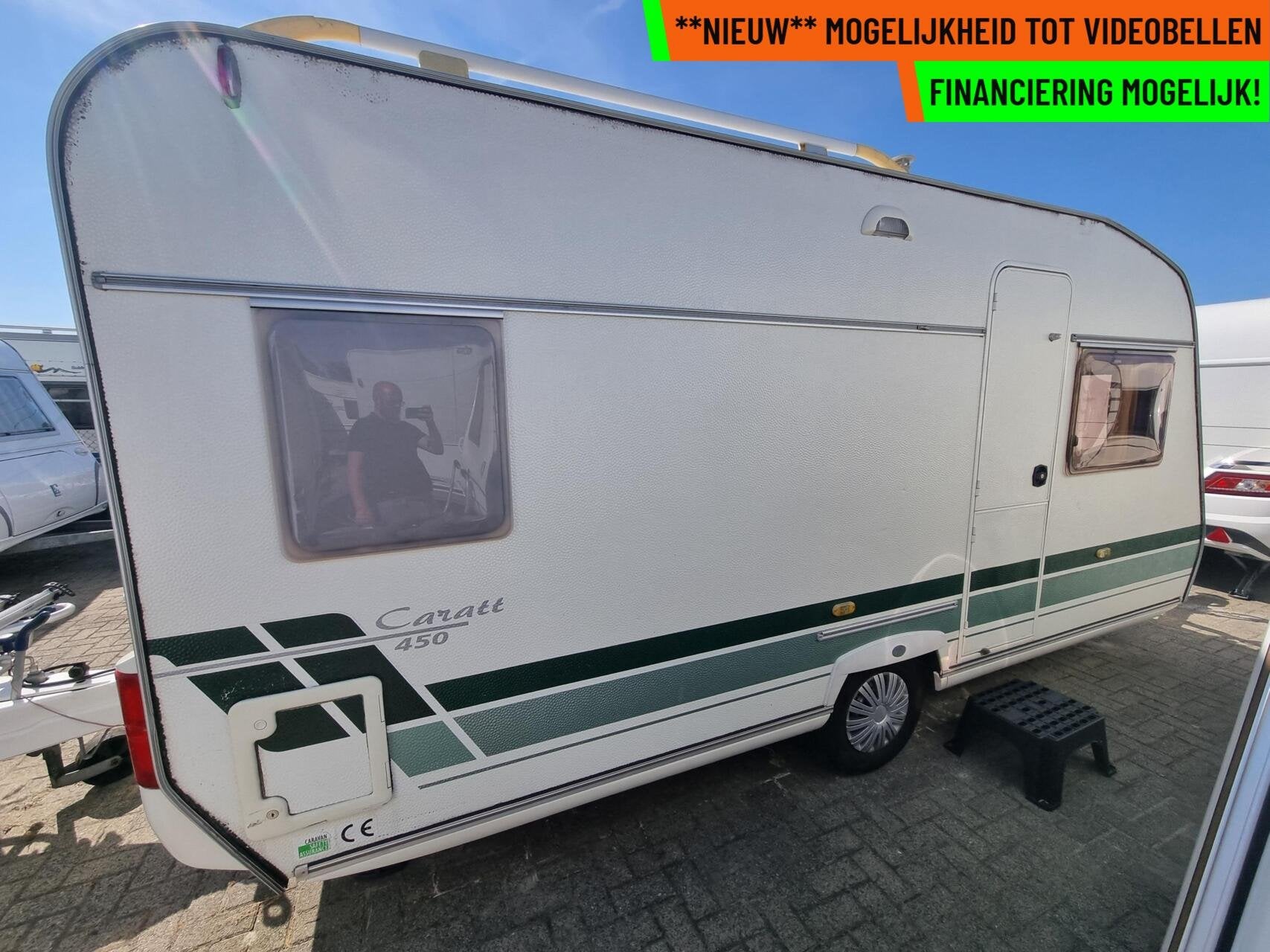 Chateau  caratt 450 VOORTENT + LUIFEL + FRANSBED + DINETTE, Caravans en Kamperen, Chateau, Bedrijf, 750 - 1000 kg, 6 tot 7 meter