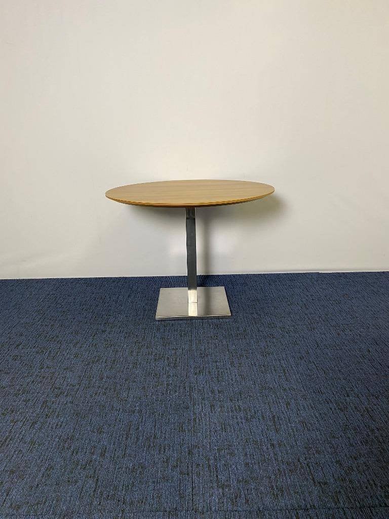 3 x Ronde vergadertafel, diameter 100 cm. - Kersen Havanna, Ophalen, Gebruikt