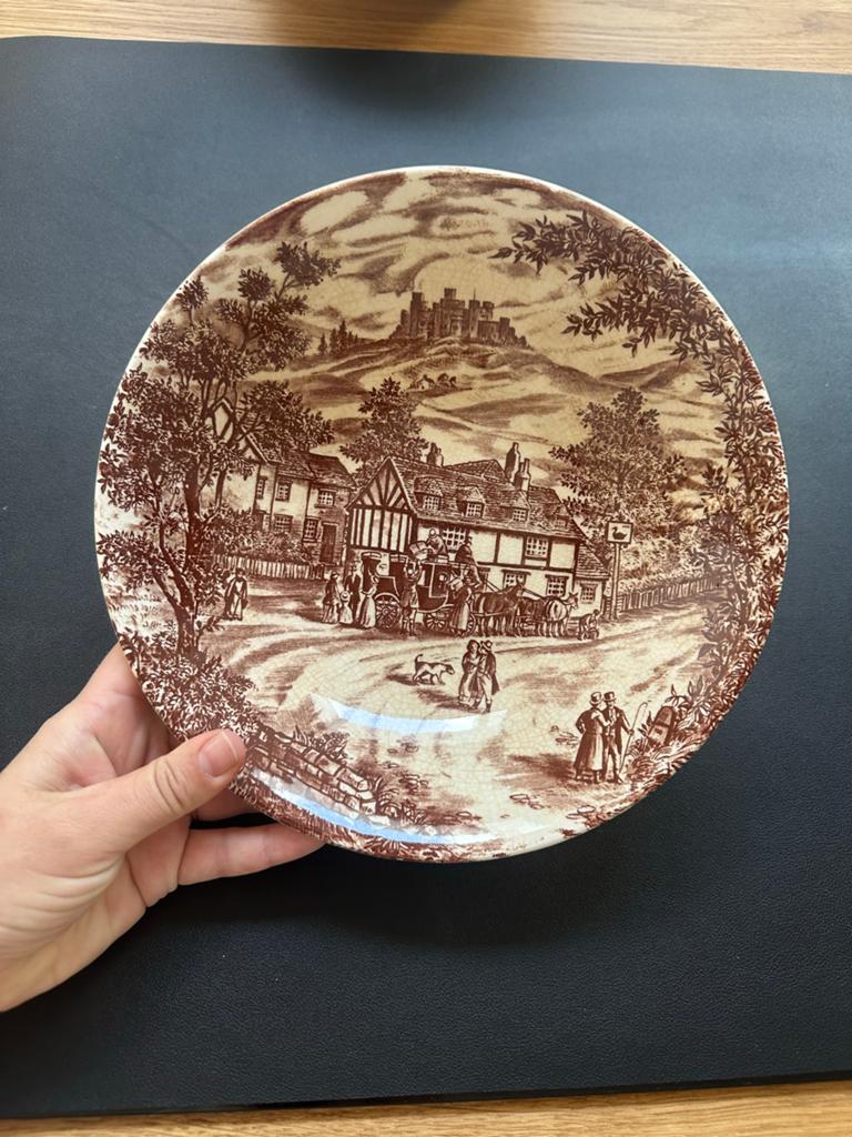 Antieke Ironstone Schaal - Made in England, Antiek en Kunst, Ophalen of Verzenden