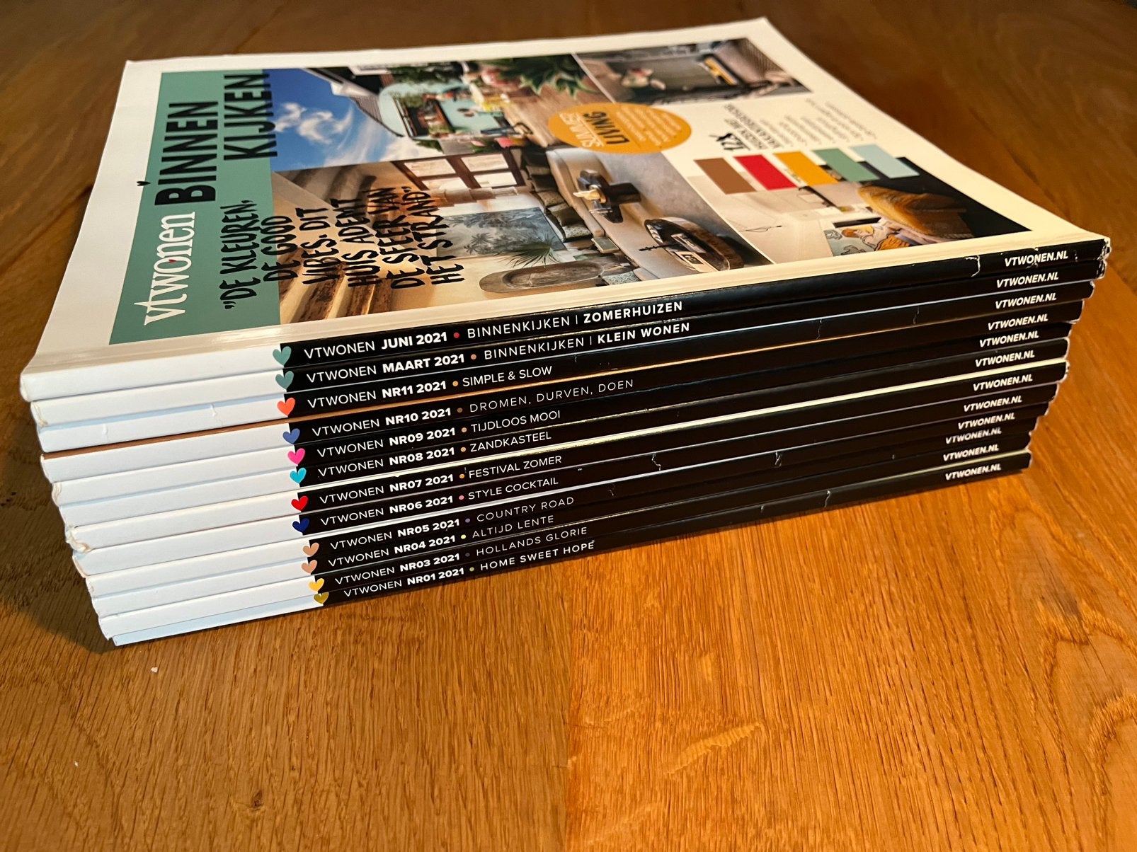 vt wonen tijdschriften 2021, Ophalen, Zo goed als nieuw, Overige typen