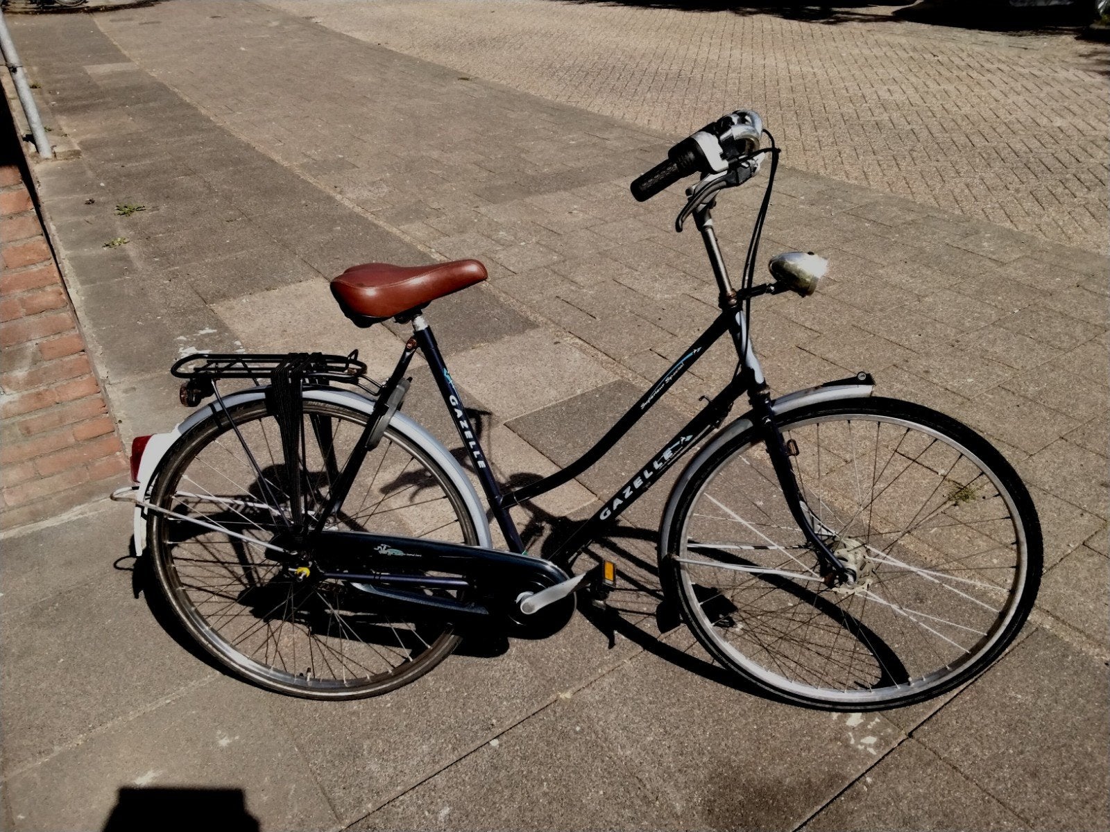Gazelle Fiets 7V 57 cm Rijklaar!, Fietsen en Brommers, Fietsen | Heren | Herenfietsen, Ophalen, Versnellingen, Zo goed als nieuw