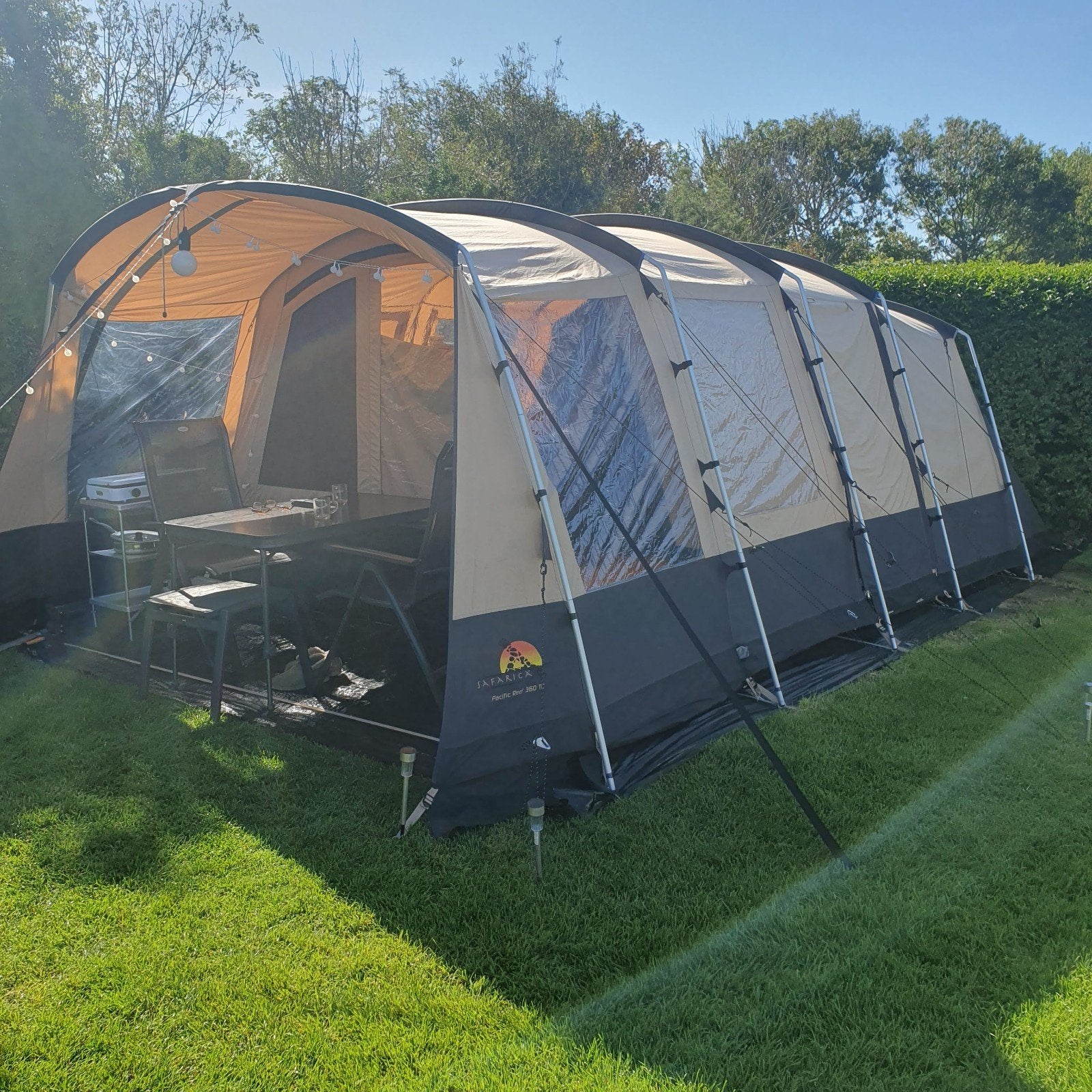 Safarica Pacific Reef 360 TC tunneltent, Ophalen, Gebruikt, Tot en met 5