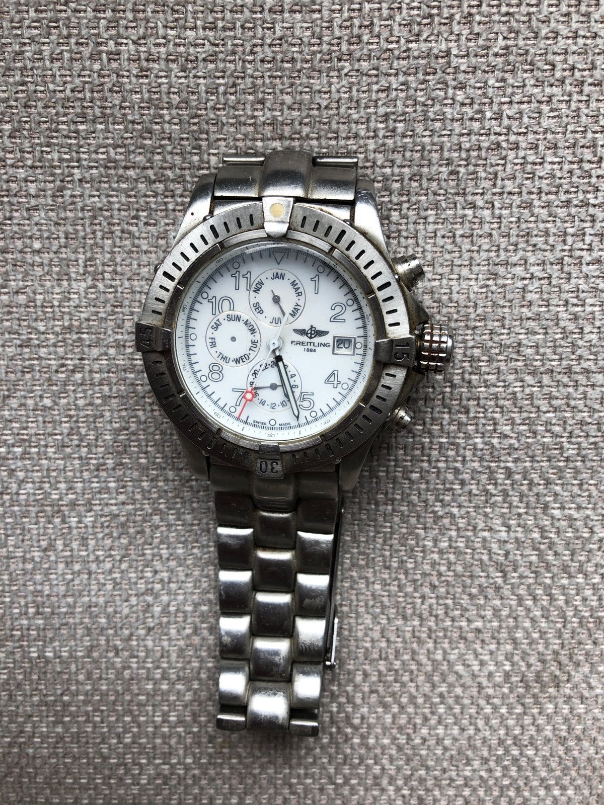 Breitling Chronomat A13352 Herenhorloge automatisch, Gebruikt, Staal, Breitling, Polshorloge