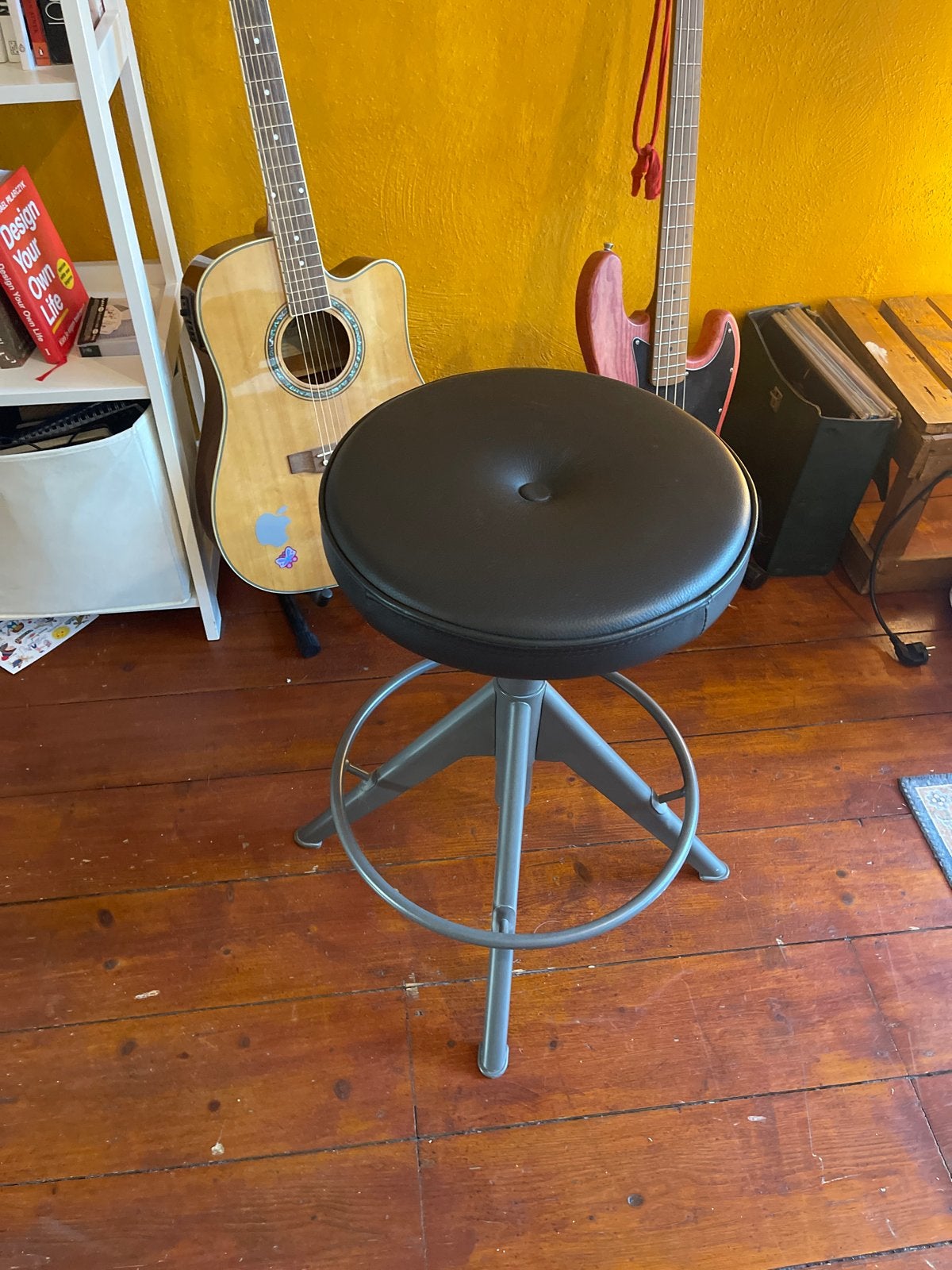 Drum kruk - In hoogte verstelbaar, Ophalen, In hoogte verstelbaar, Gebruikt, Overige materialen