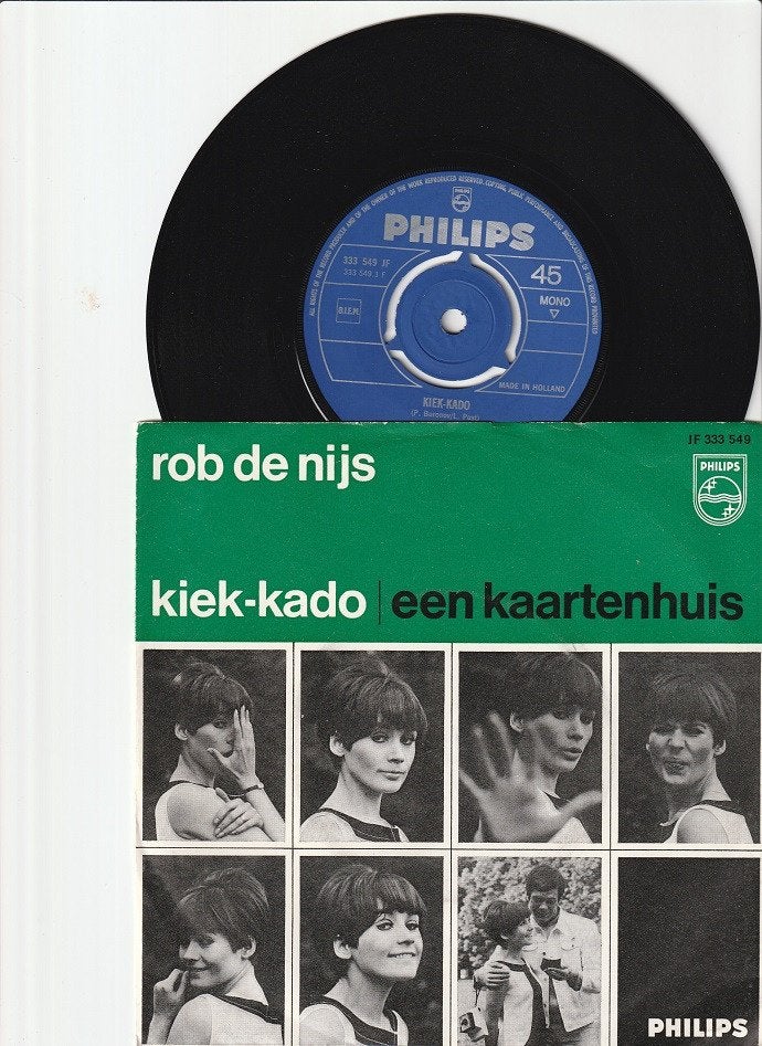 ROB DE NIJS   -   KIEK-KADO   /////   EEN KAARTENHUIS  [7''], Cd's en Dvd's, Vinyl Singles, 7 inch, Single, Zo goed als nieuw