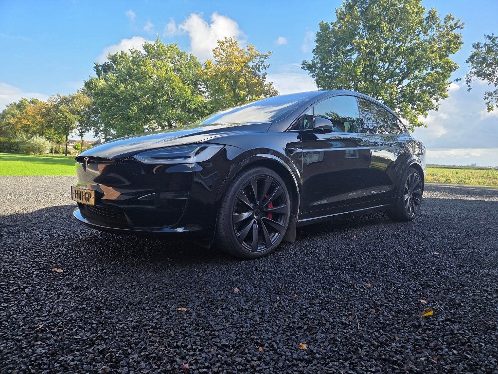 Tesla Model X Plaid Volledige Garantie 062029 Marge UNIEK, Auto's, Automaat, Zwart, Zwart, Elektrisch